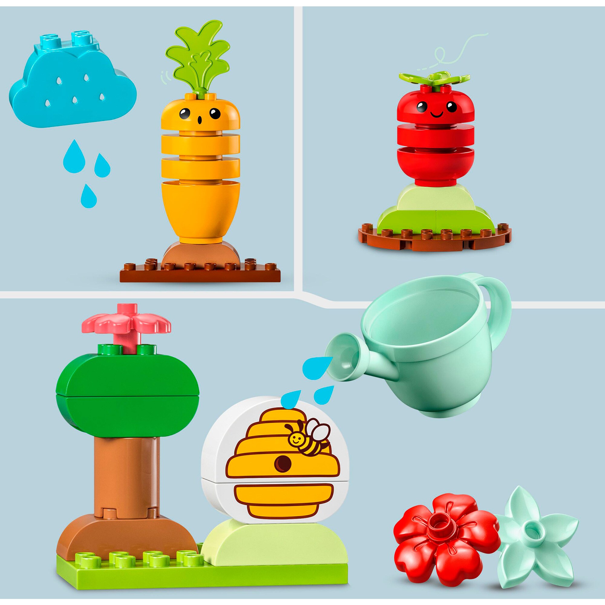 LEGO Konstruktionsspielzeug DUPLO Biogarten
