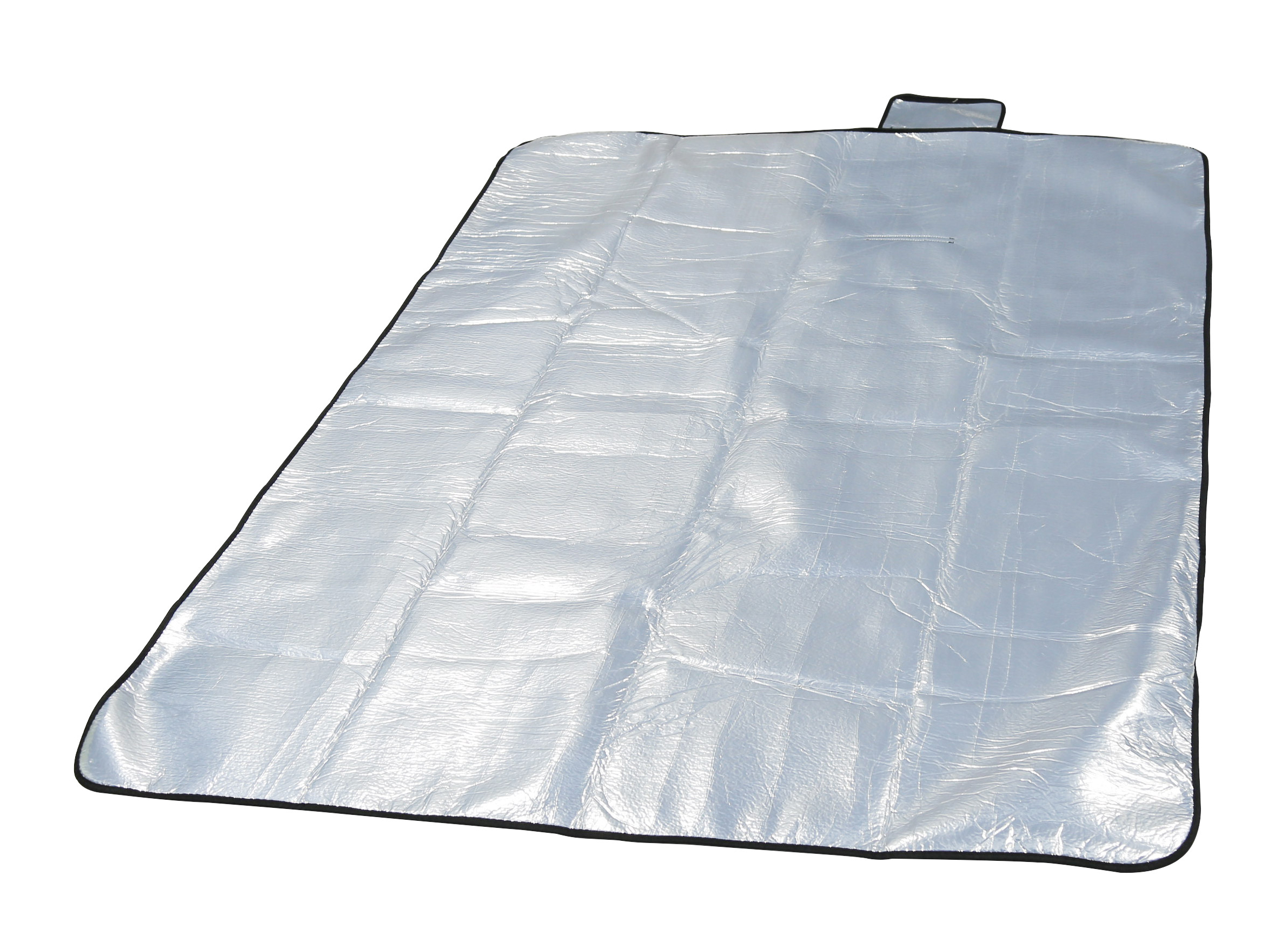 Picknickdecke 200 x 145 cm schwarz/weiss