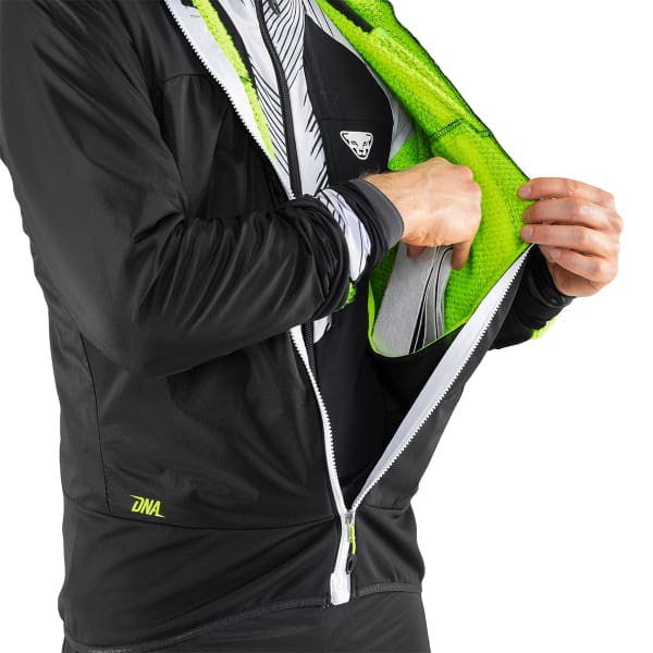 Veste softshell DYNAFIT DNA PTC ALPHA JKT M BLACK OUT NEON YELLOW