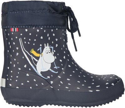 Viking Alv Indie Moomin Fôrede Gummistøvler, Navy