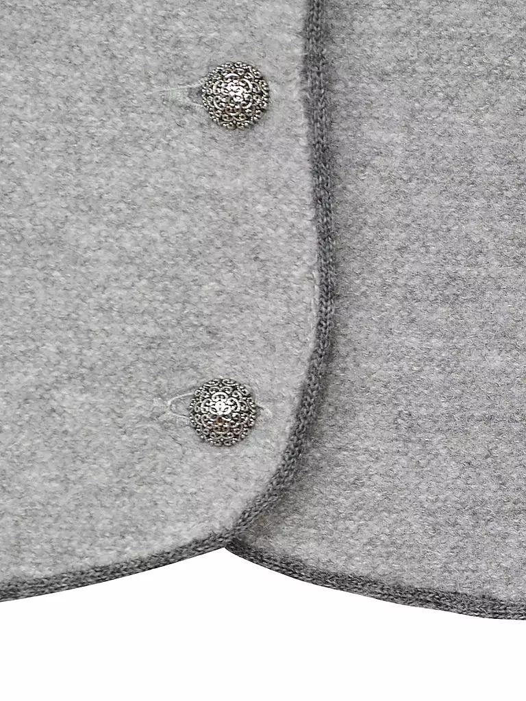 STAPF Trachtenstrickjacke DORIKA hellgrau