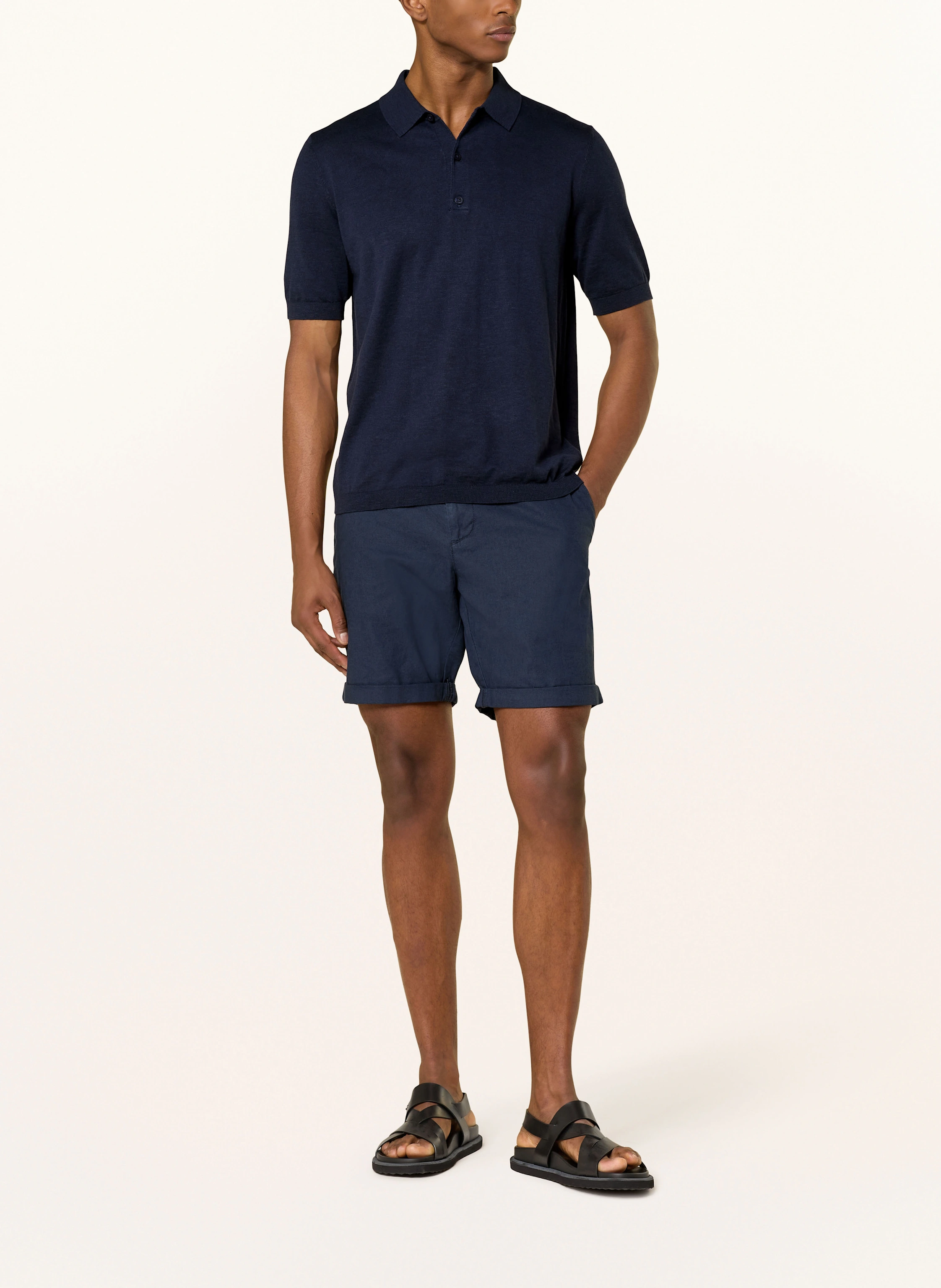 STROKESMAN'S Strick-Poloshirt