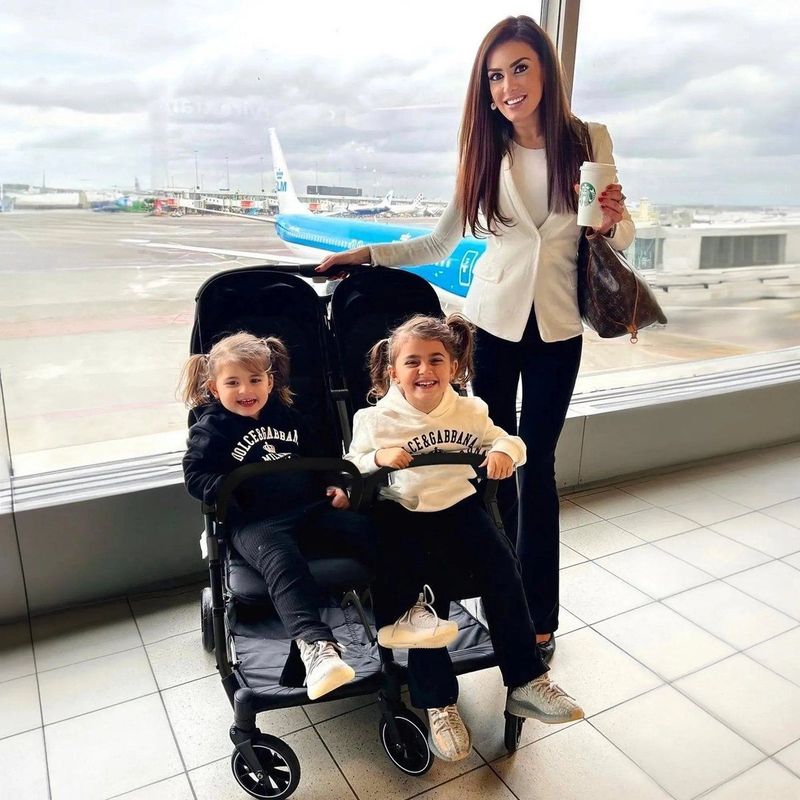 Deryan Luxe Rolo X2 Dubbele Buggy - Duo Buggy - Nougat
