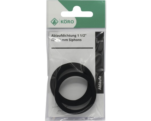 TPE-ring 36 x 45 x 2 mm 70 Sh.A voor 1 1/2