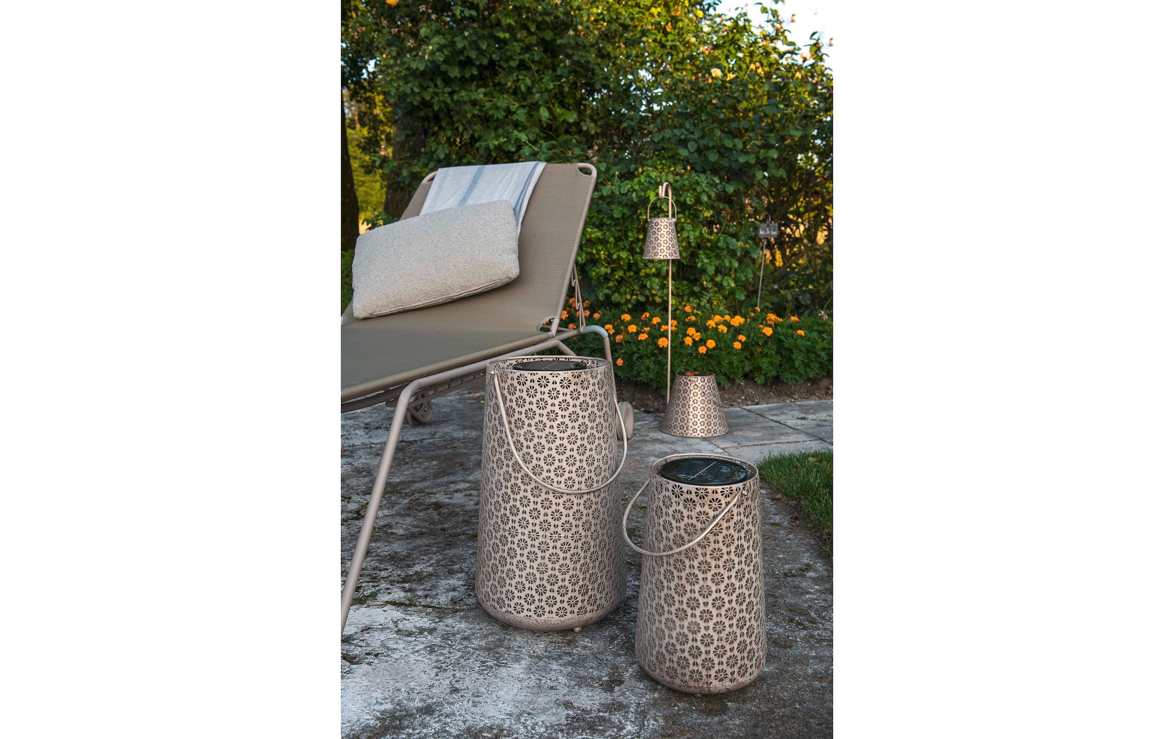 STT LED Gartenleuchte »Platin« Warmweiss