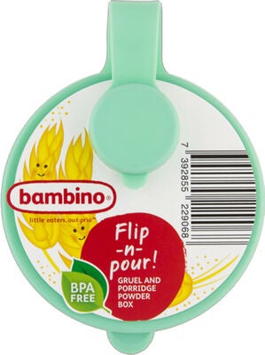 Bambino Flip-n-pour! Pulverdoserer, Mint Grønn