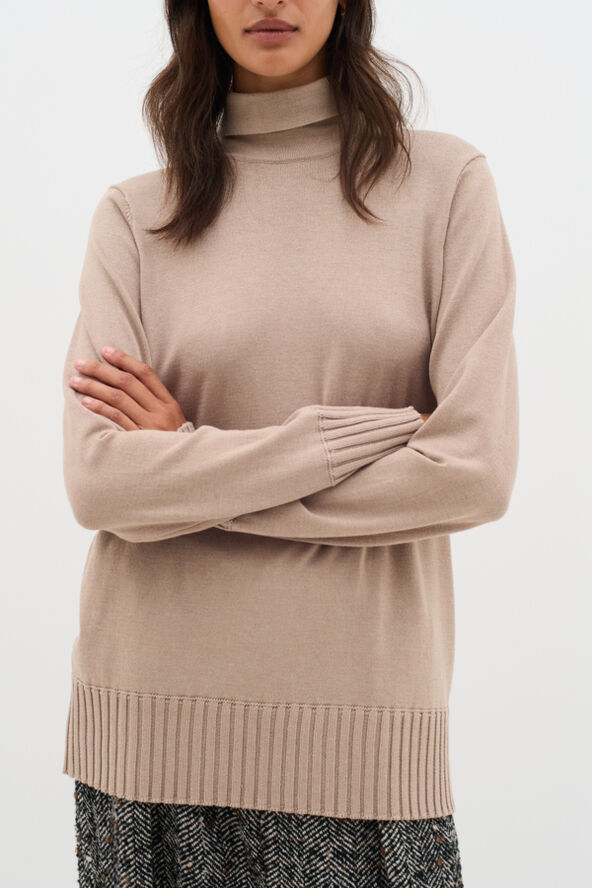 InWear ZauloIW High Neck Pullover Beige melange