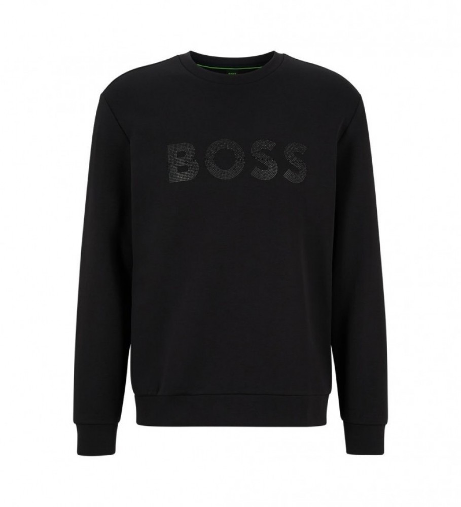 Moletom BOSS Relaxed Fit Preto