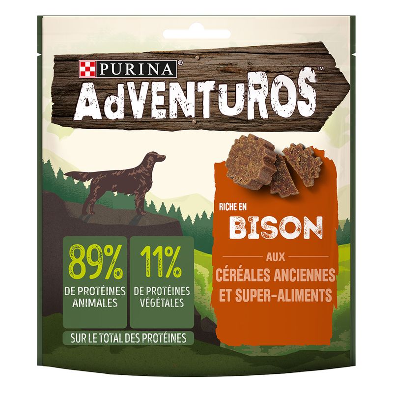 PURINA Adventuros riche en bison, céréales anciennes