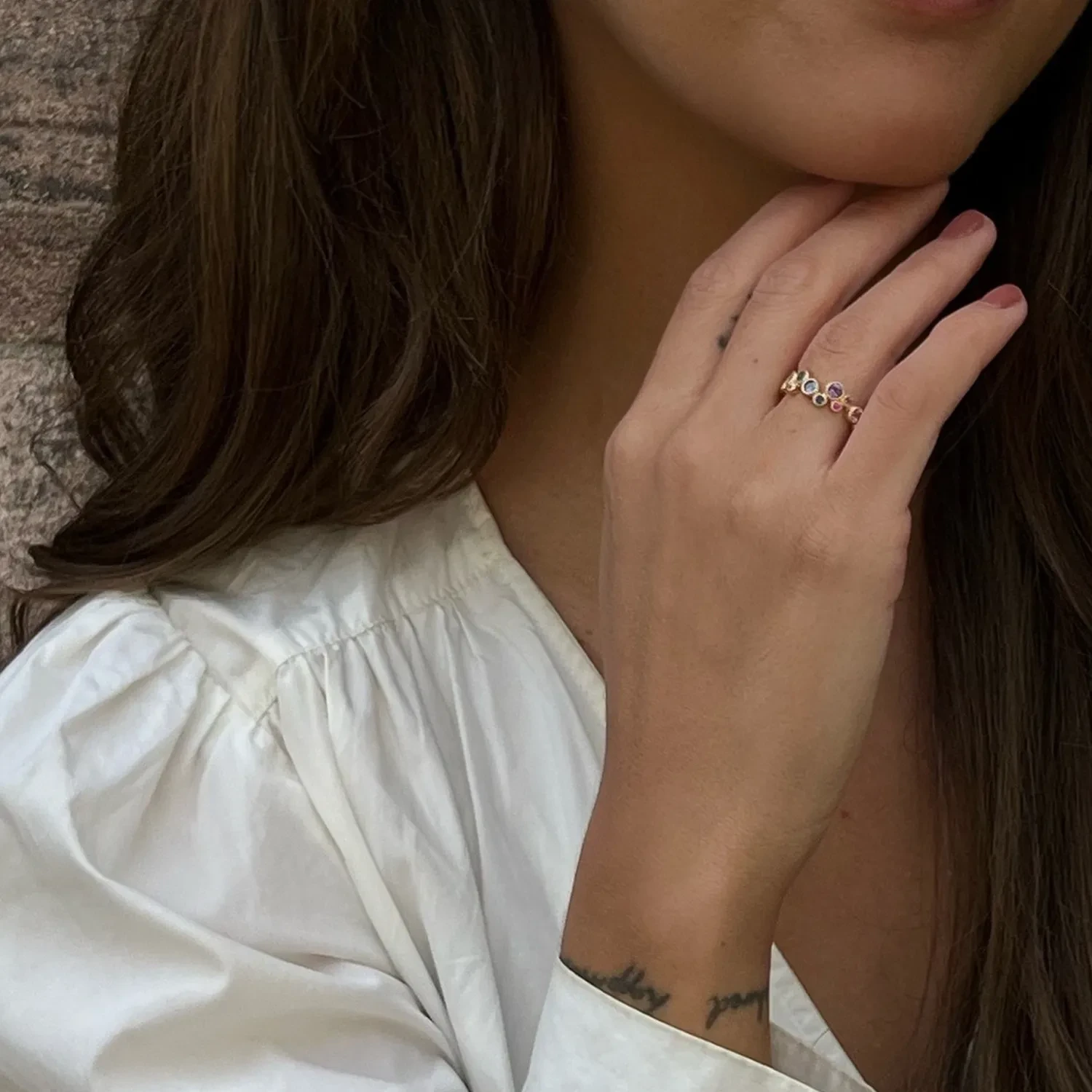 Mads Z Luxury Rainbow Ring 14 kt. Guld 1544062