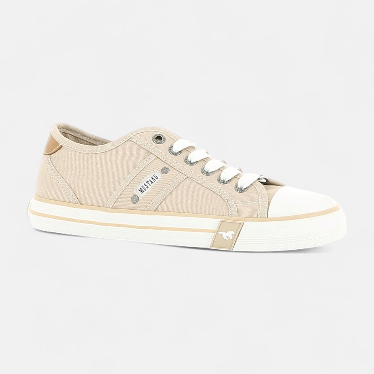 Baskets en toile Femme beige