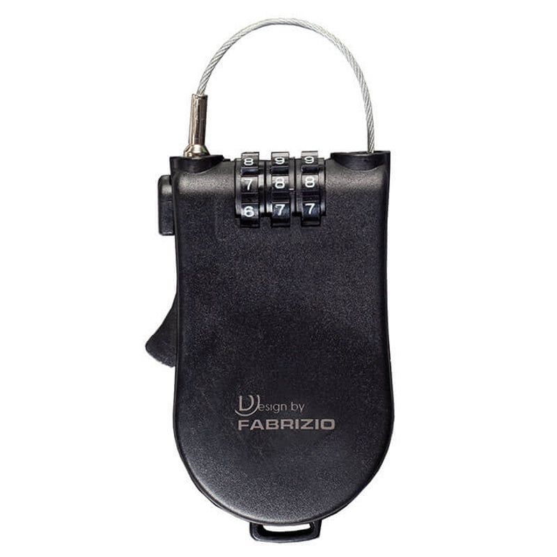 Worldpack Fabrizio Uitschuifbare antidiefstalkabel met combinatieslot