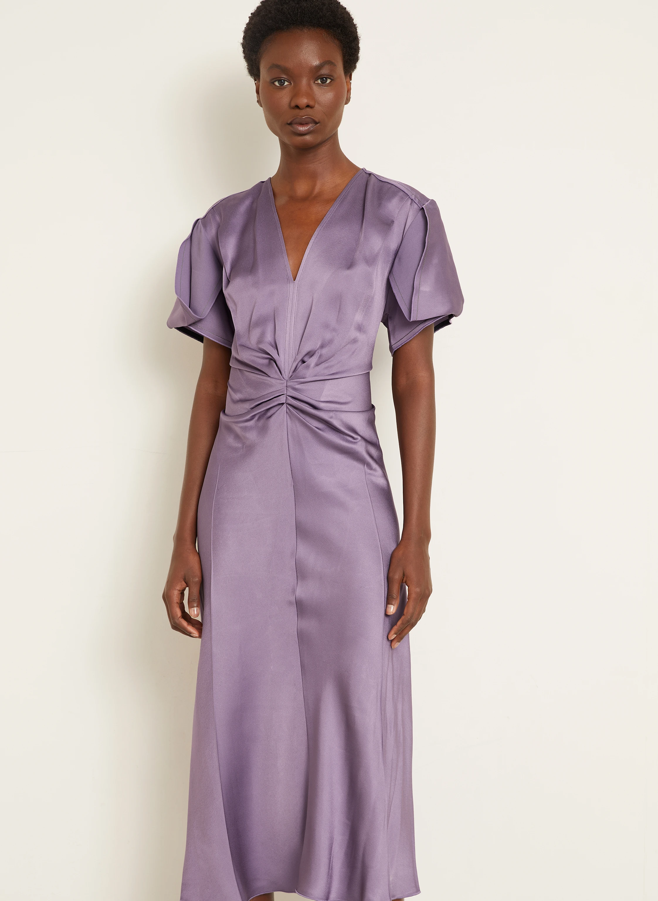VICTORIA BECKHAM Satinkleid