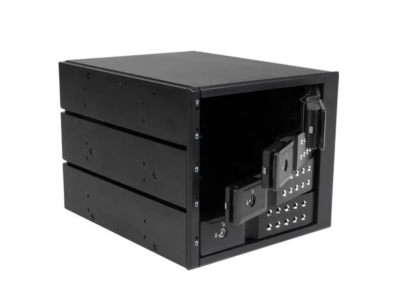 StarTech.com 4-Bay Mobile Rack Backplane - Trayless Hot Swap Mobile Rack Backplane for 3.5in SAS II/SATA III - 6 Gbps HDD (HSB4SATSASBA) - Lagrings mobil rack - 2.5