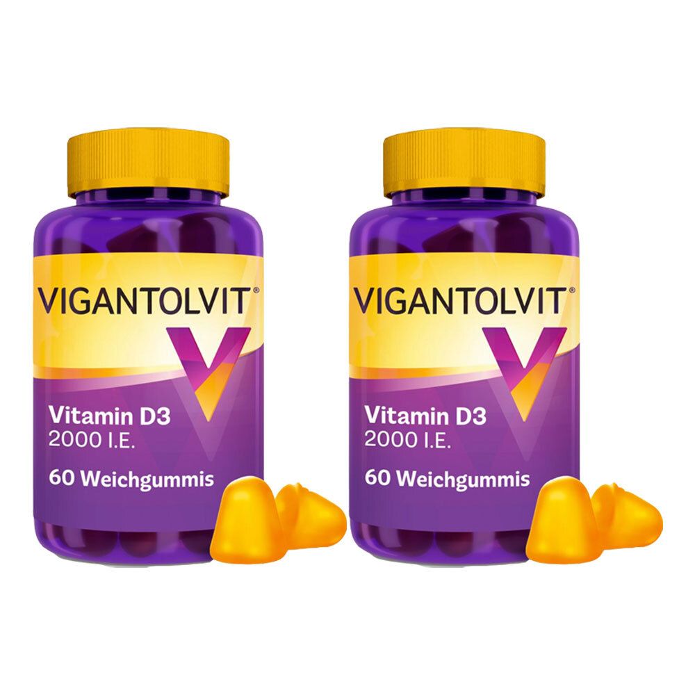 VIGANTOLVIT® Vitamin D3 2.000 I.E. Weichgummis - Jetzt 10% Rabatt mit dem Code vigantolvit10 sparen*