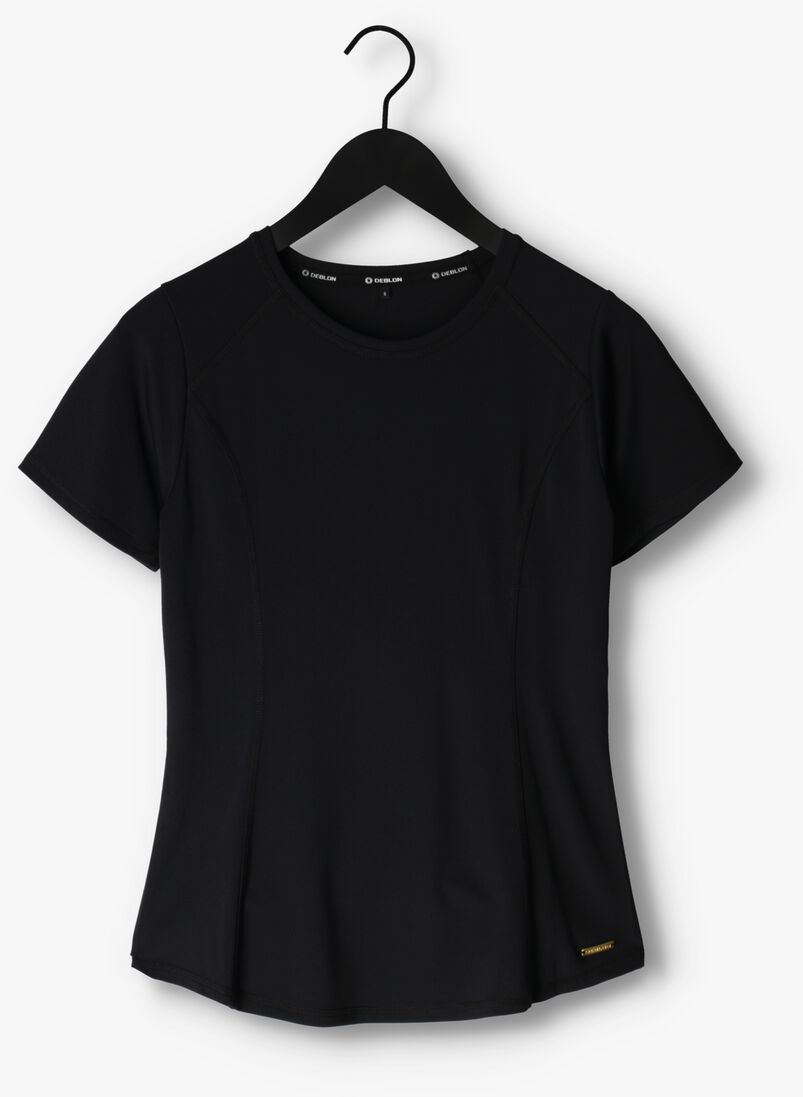 DEBLON SPORTS zwarte deblon sports t-shirt april top