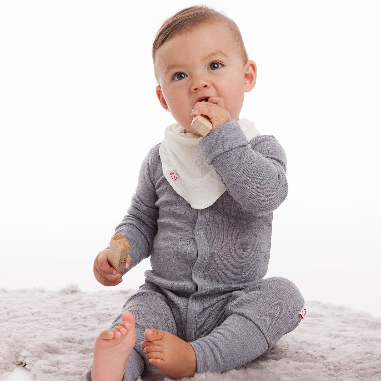 Baby All-in-One Suit MOULINS Platinum Grey