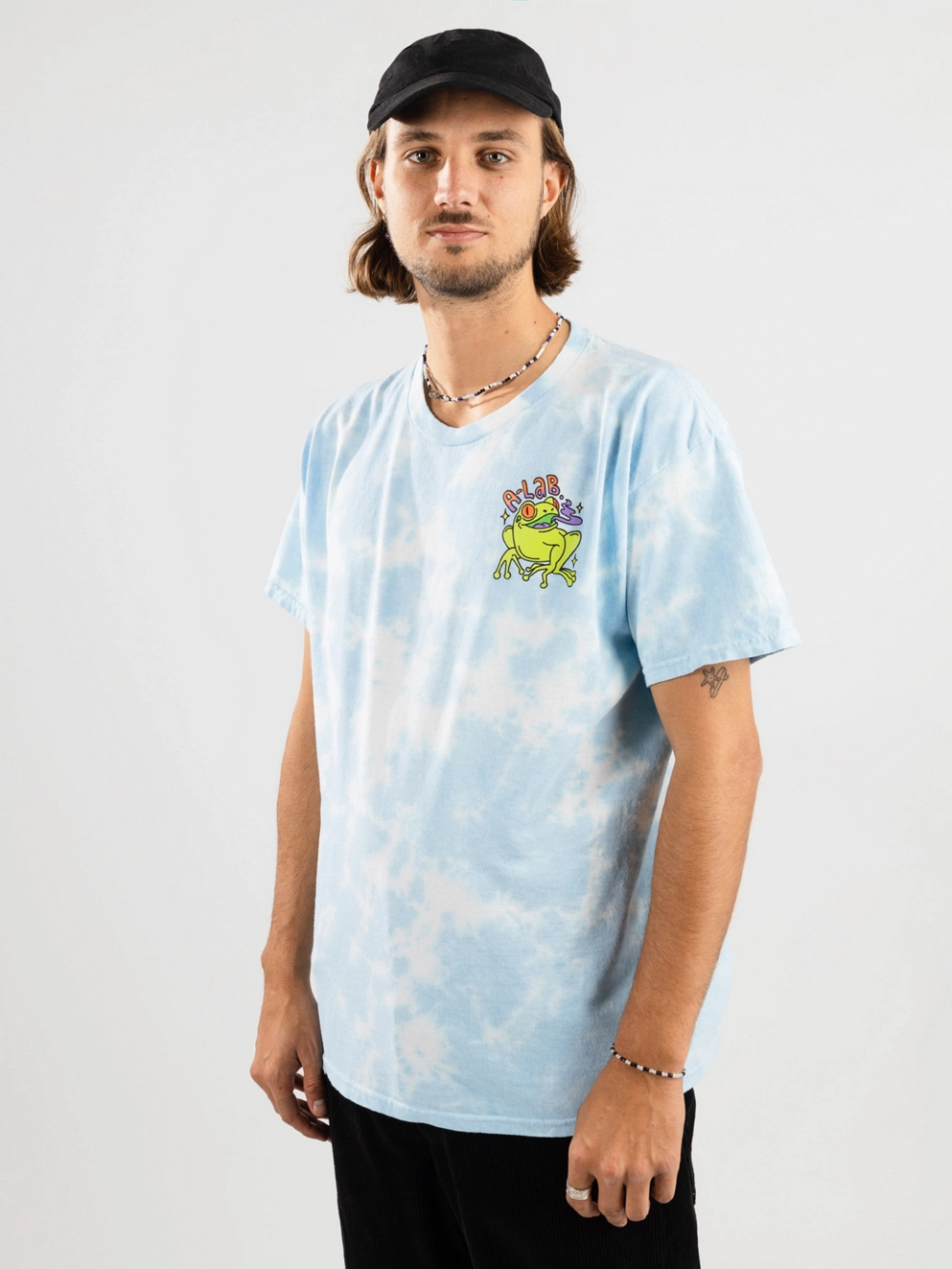 A.LAB Trip Out T-Shirt blue tie dye