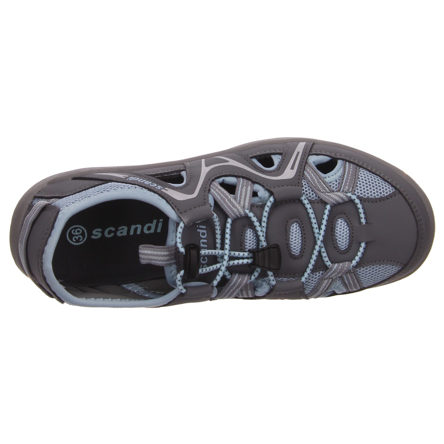 Scandi Halbschuh grau grau