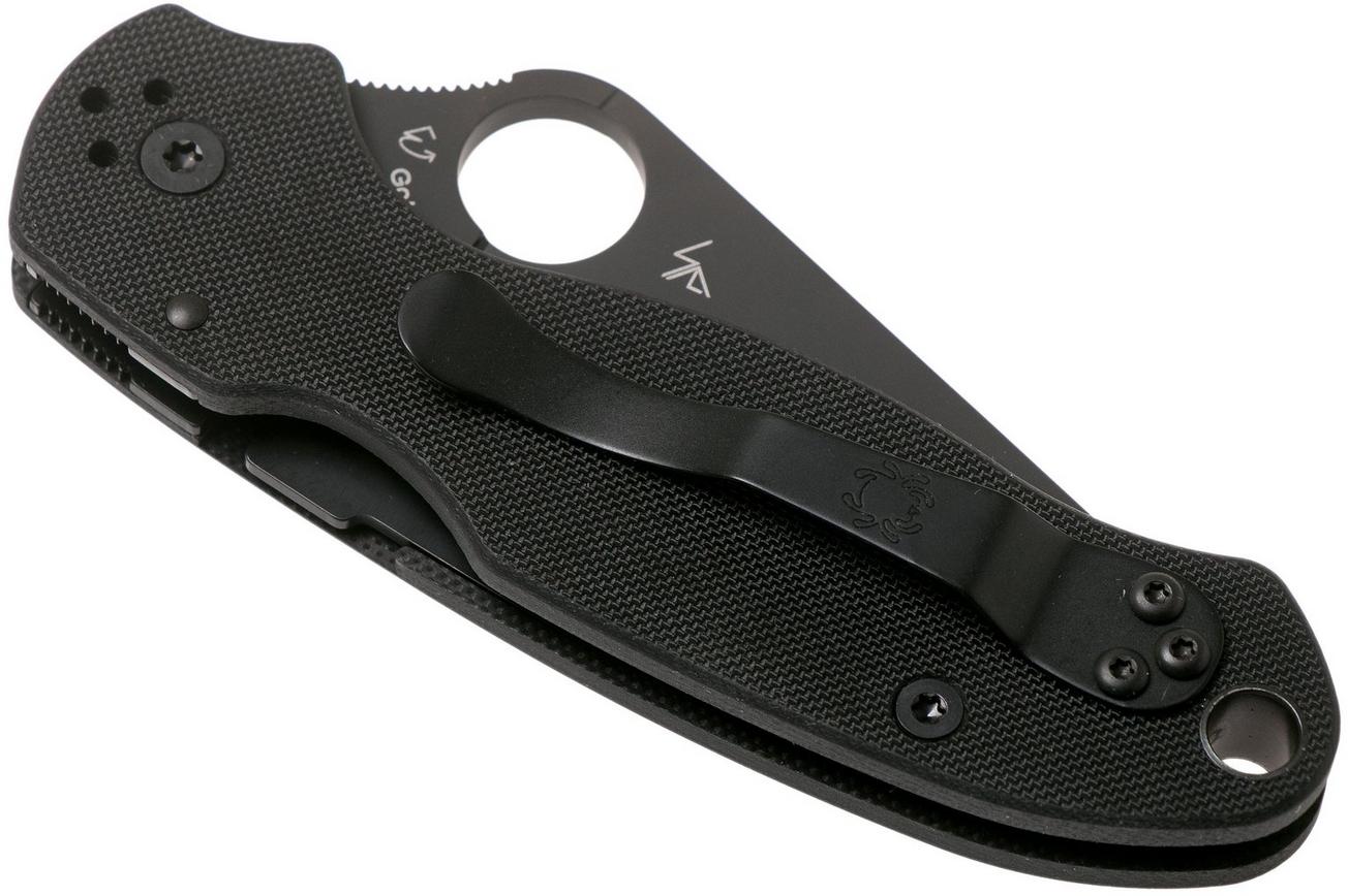 Spyderco Para 3 Black C223GPBK zakmes