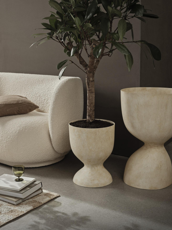 Ferm Living Evoke bloempot Ø35 H45 warm sand