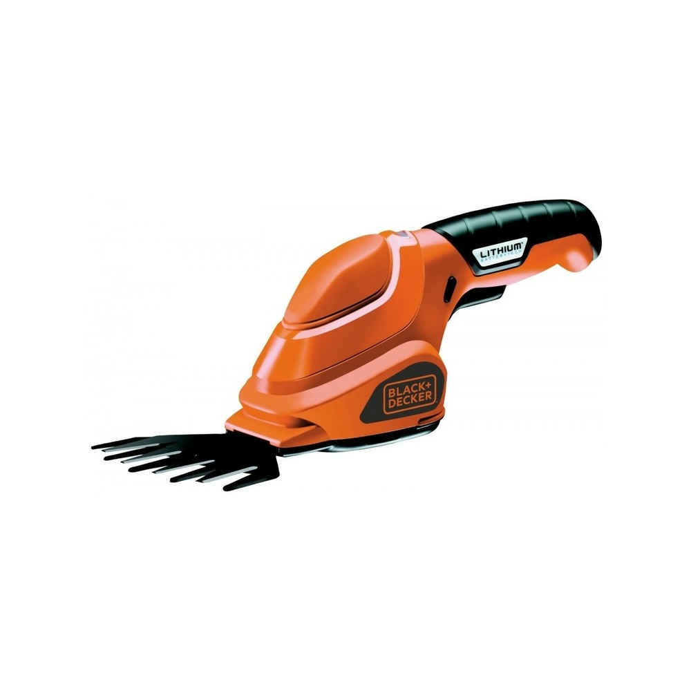 Taille herbe cisaillle sans fil 3.6v batterie lithium 1.1 ah black + decker gsl 200