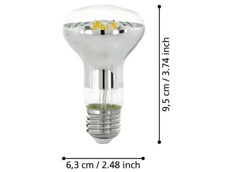 EGLO Leuchten Lampe 5.5 W E27 Warmweiss LED-Reflektor
