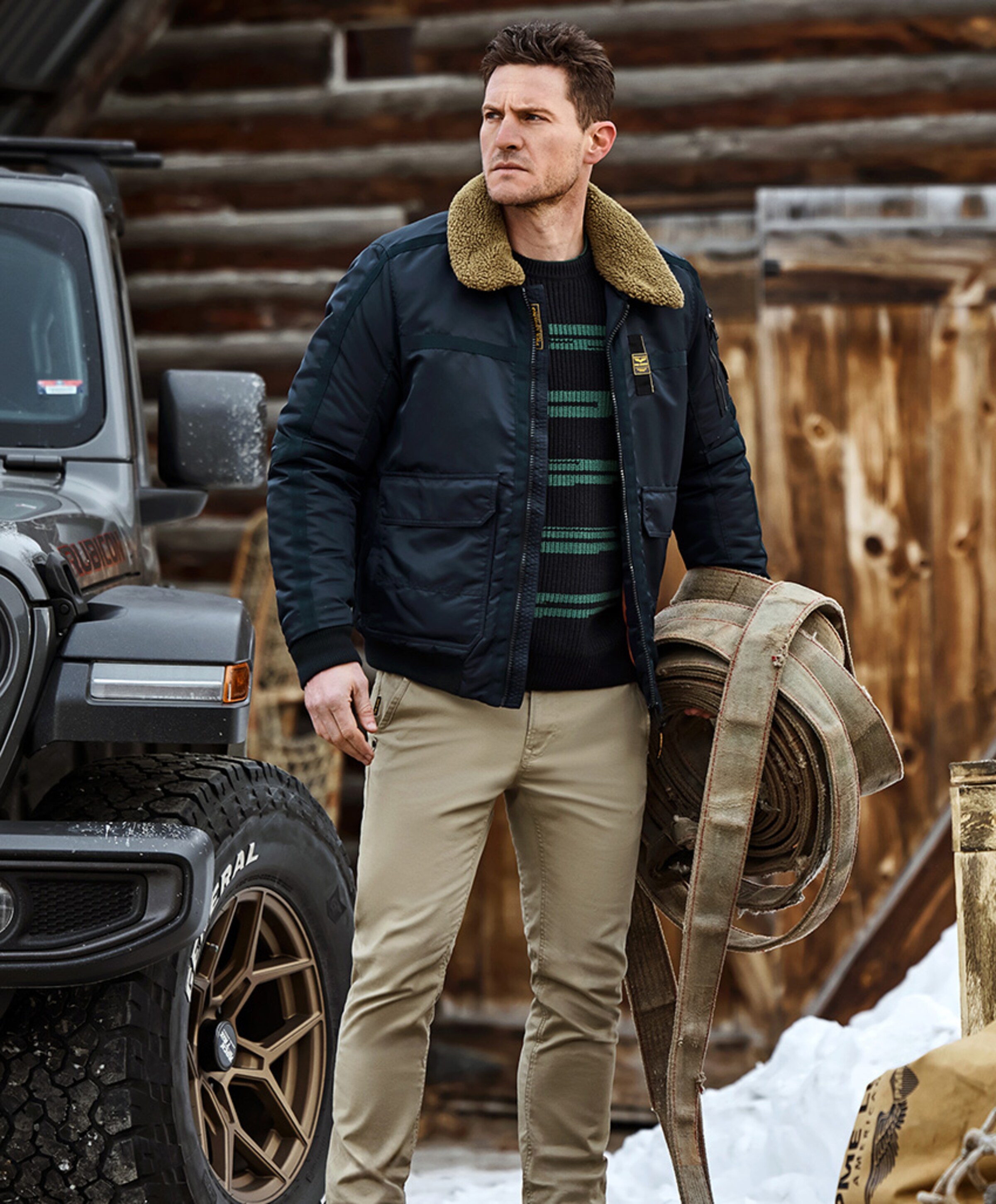 PME Legend TWIN WASP CHINO LEFT HAND STRETCH heren broek bruin