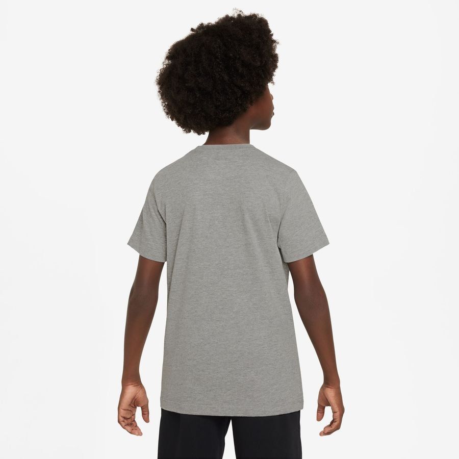 Nike T-Shirt NSW Futura - Gris/Vert Enfant