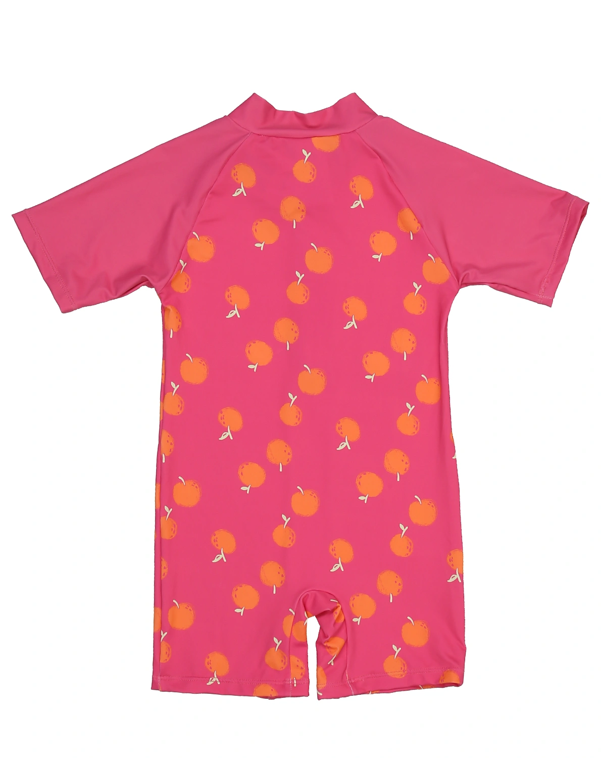 Kurzarm-Schwimmanzug FRUITS in hot pink