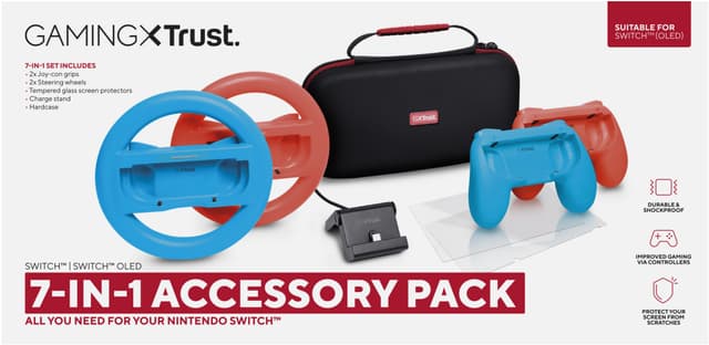 Trust GXT1249 Nintendo Switch tilbehørspakke (7-pakke)