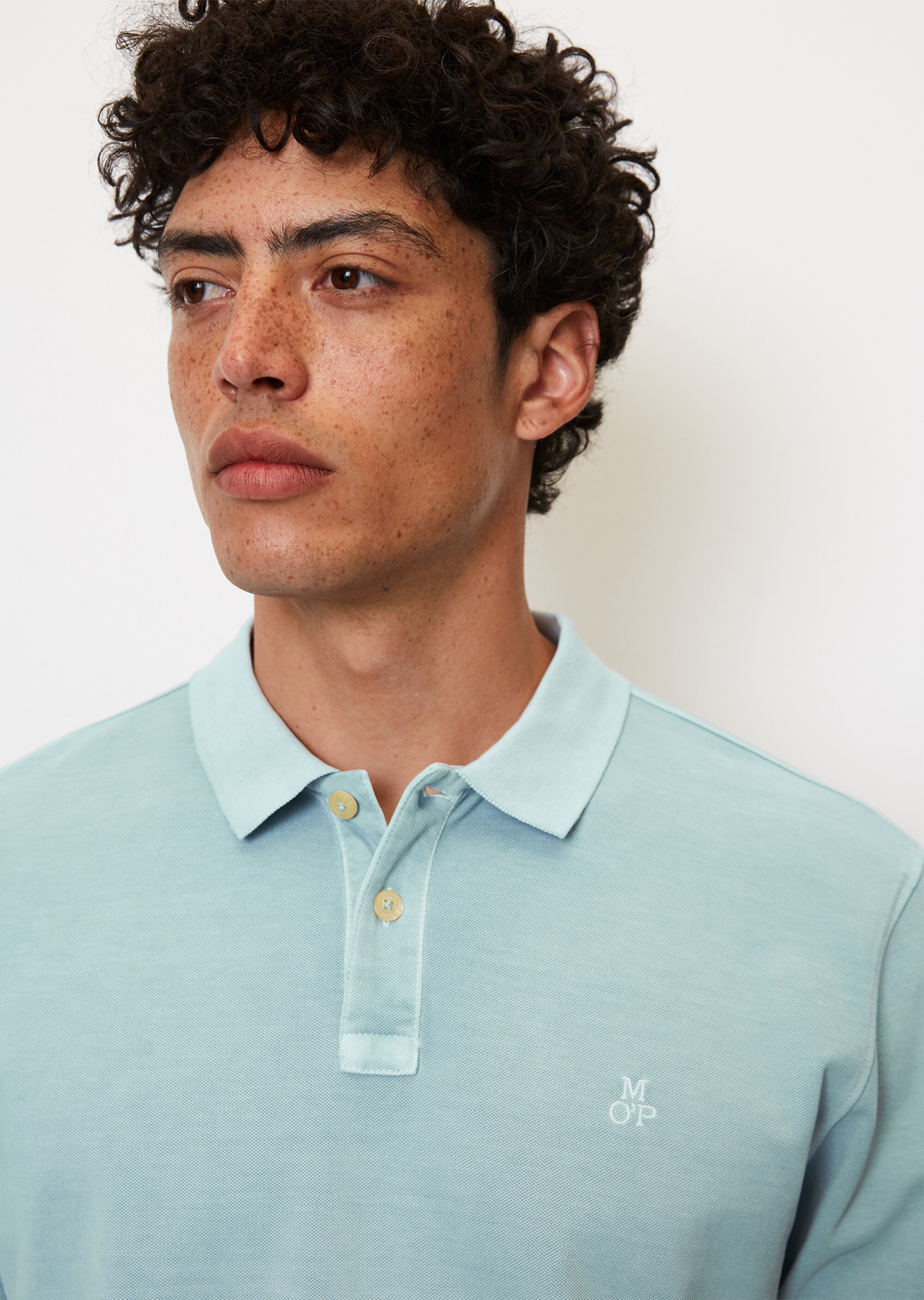 Kurzarm-Poloshirt Piqué regular aus Bio-Baumwolle