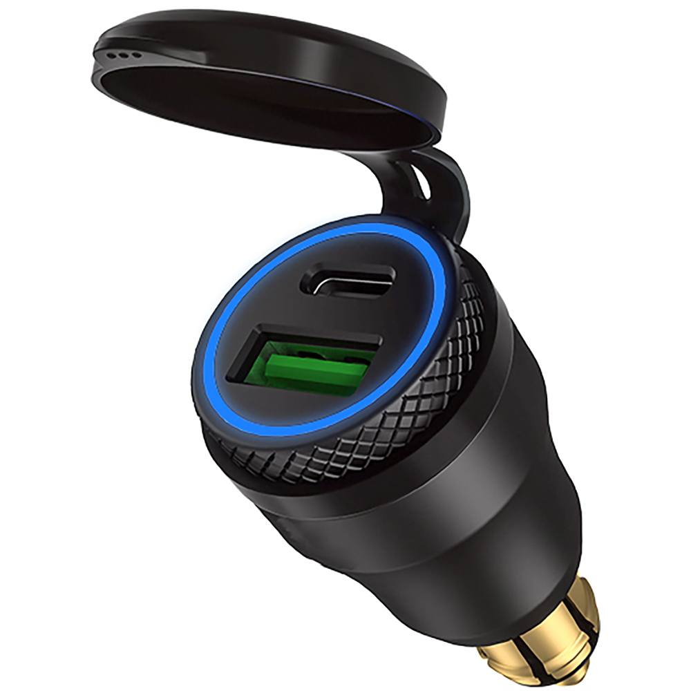 Tecno Globe - Adaptateur Din USB & USB-C