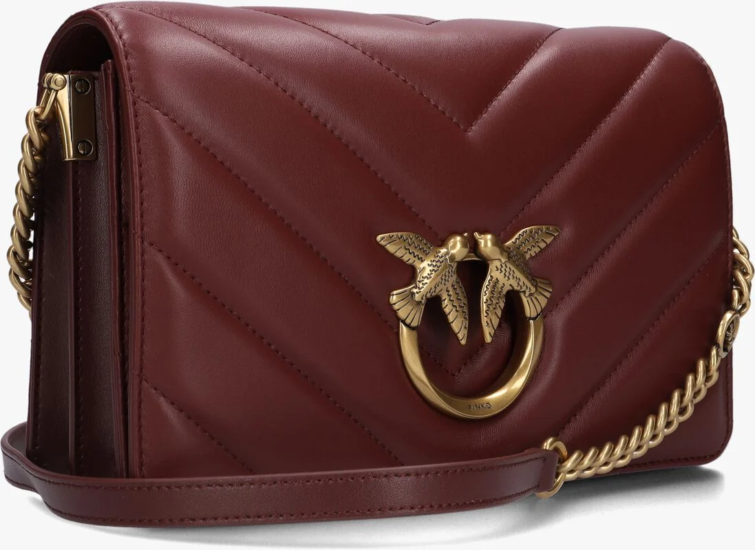 PINKO bruine pinko handtas love click classic sheep