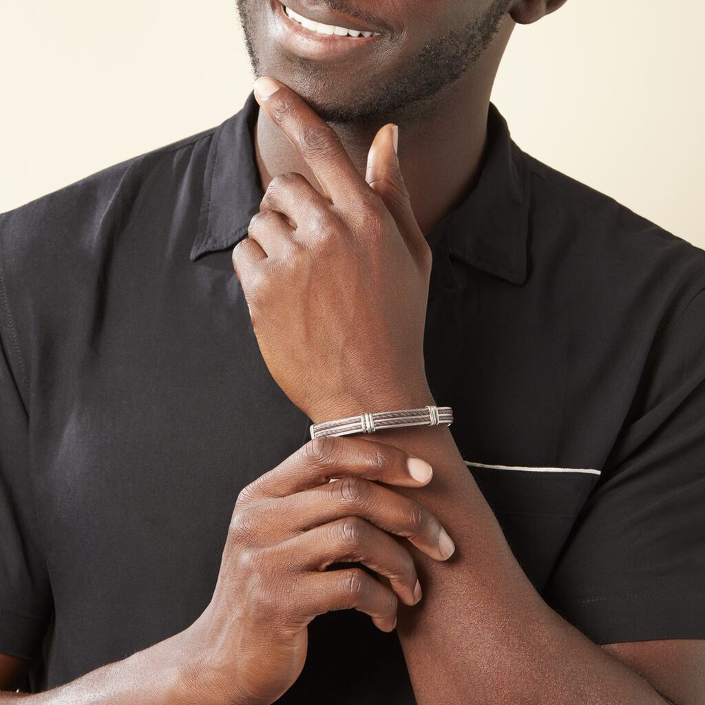 Bracelet Francois Acier Blanc