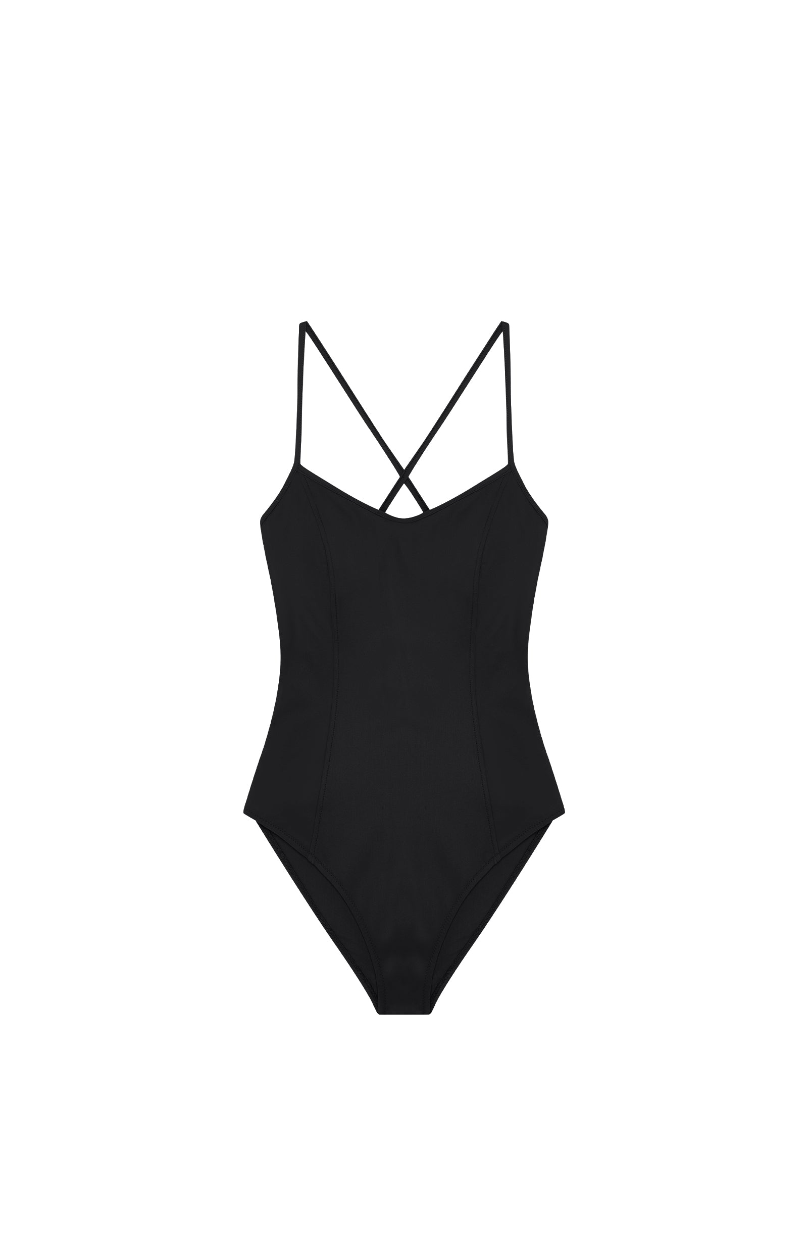 baha Maillot de bain 1 pièce échancré noir Noir