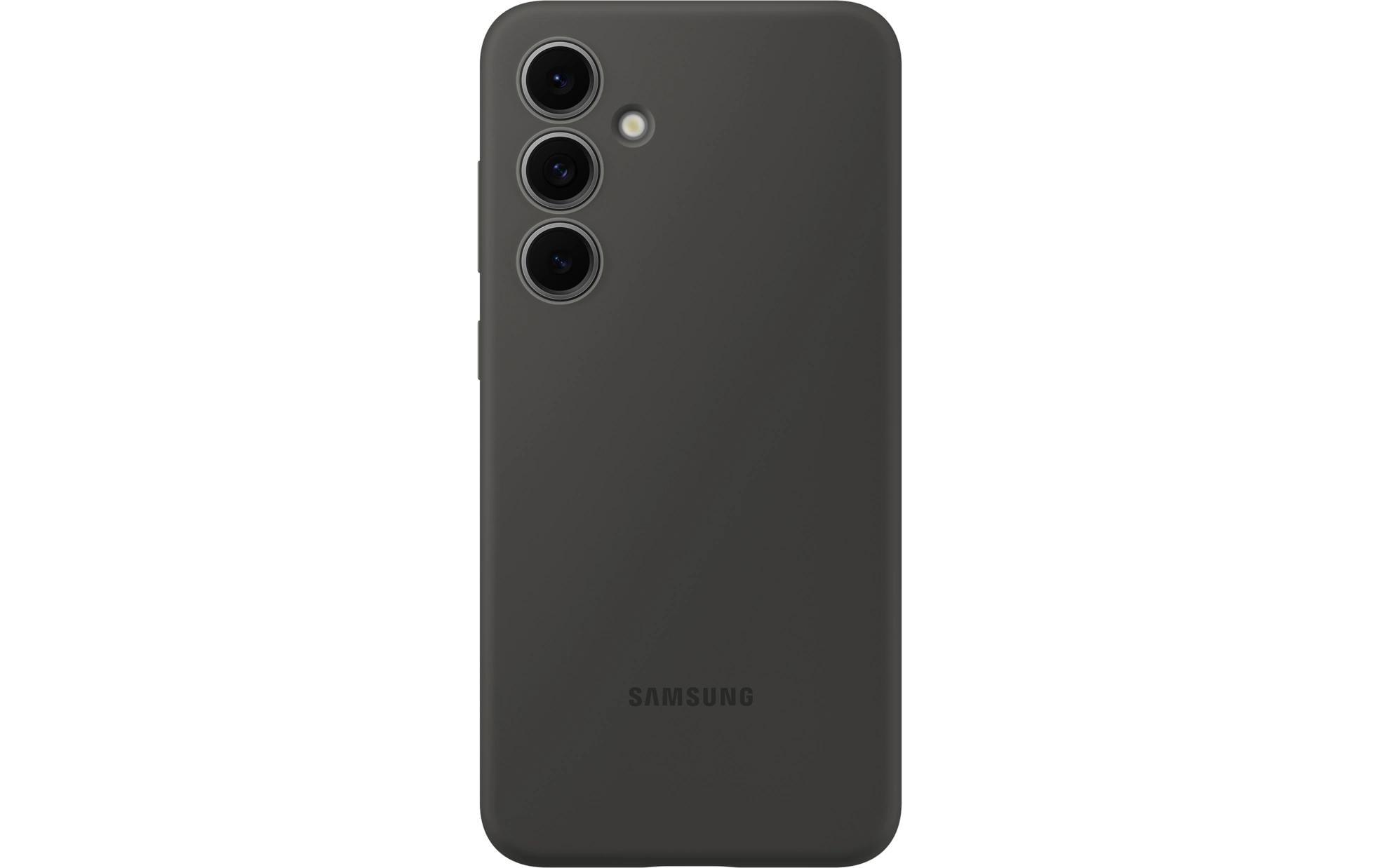 Back Cover Silicone Case Galaxy S24 FE SchwarzSchutzhülle für das Samsung Galaxy S24 FE