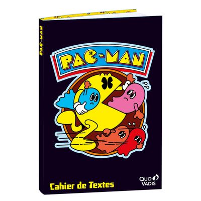 Cahier de textes Pacman - 15 x 21 cm - Quo Vadis