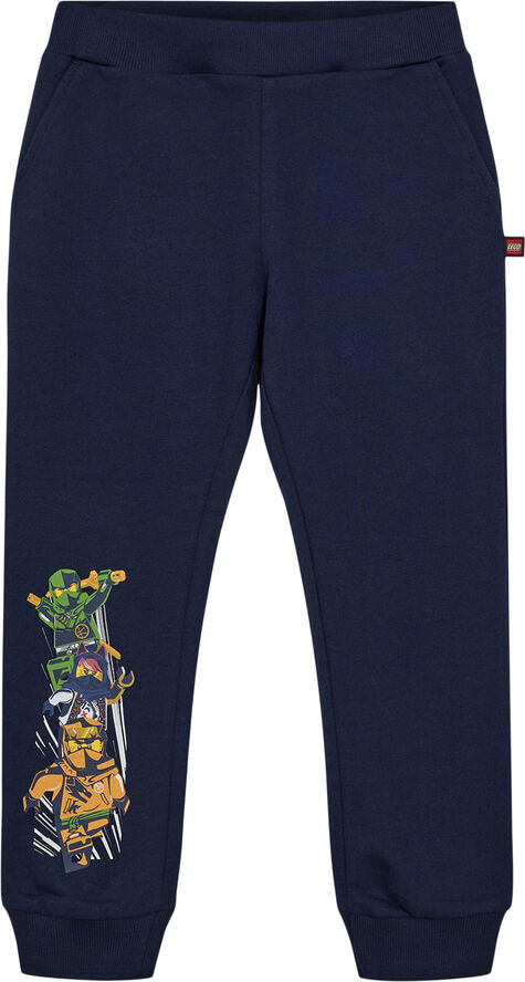 LEGO kidswear-LEGO børnetøj LWPHILO 701 - SWEATPANTS Blå