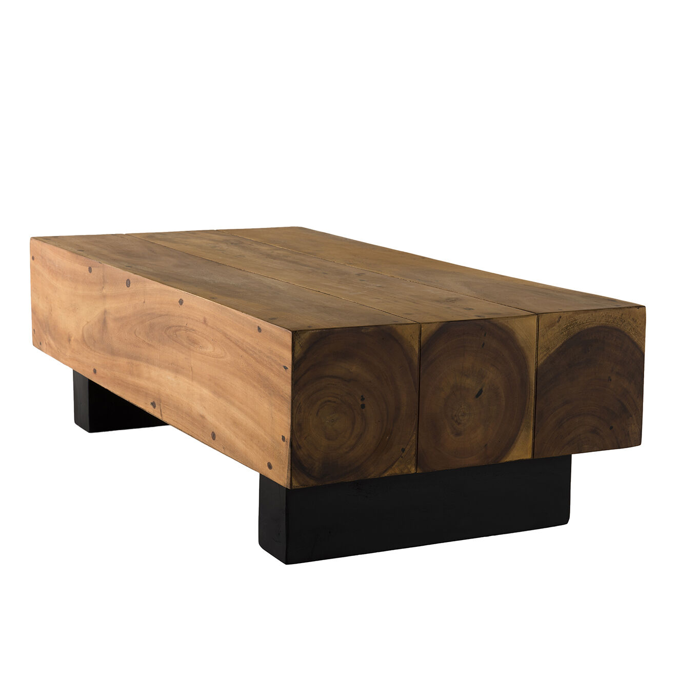 Macabane Table basse Suzy bois - 120x60x36 cm