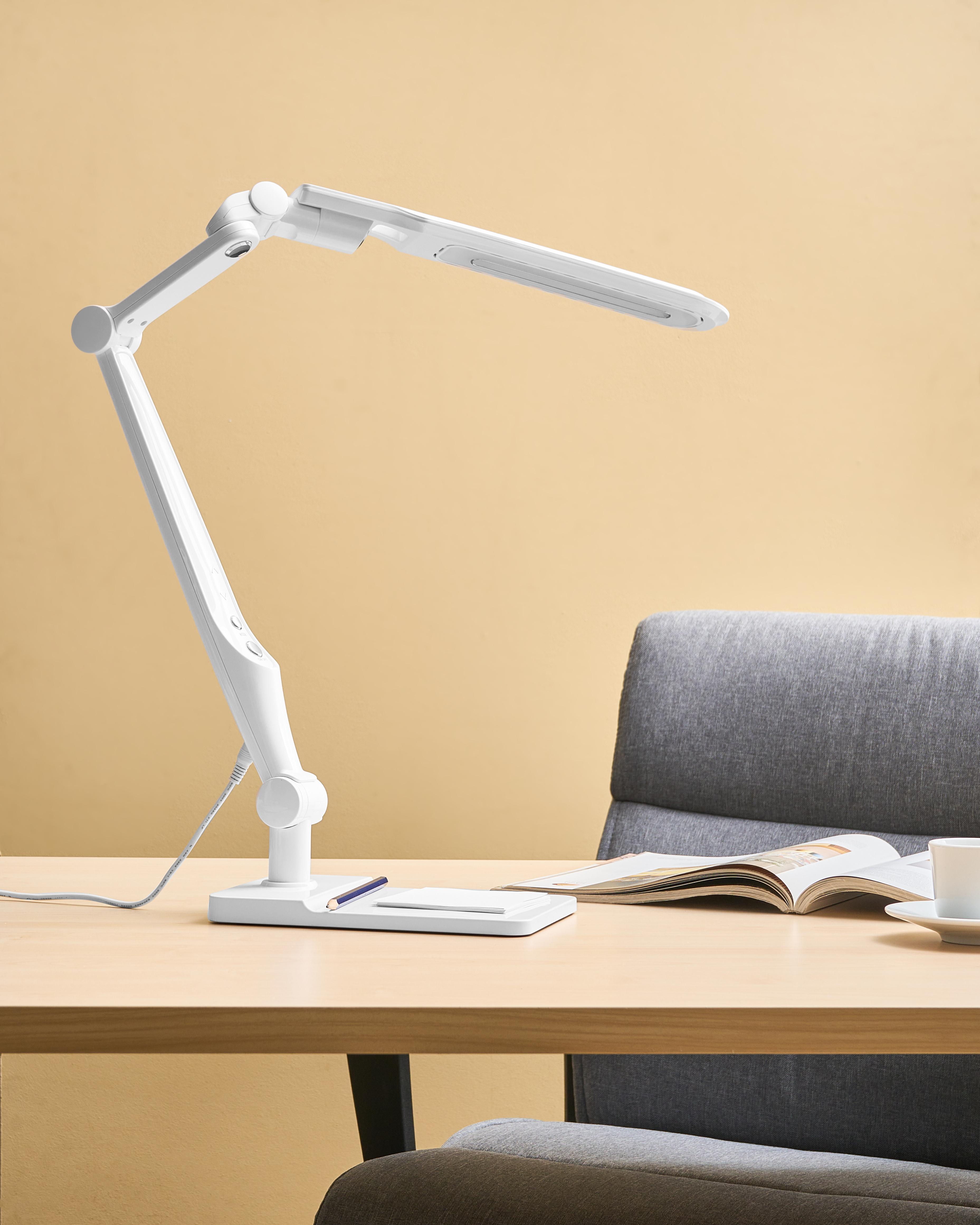LED bureaulamp PEGASI met dimmer Wit
