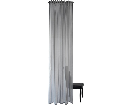 Gordijn met universele band, grijs, 140x245 cm