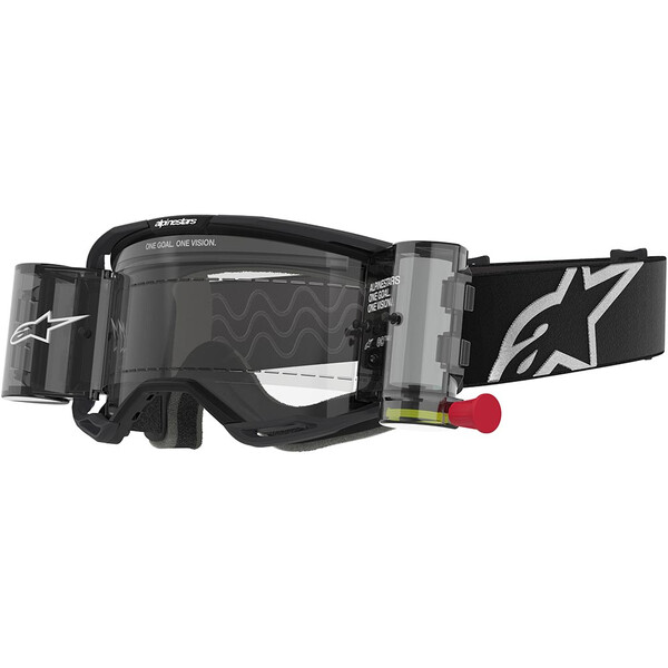 Alpinestars - Masque Vision 8 Corp Roll-Off Noir / Blanc / Transparent