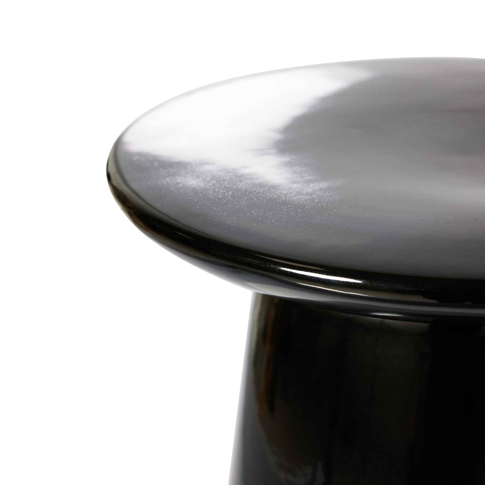 Bijzettafel Earthenware M black