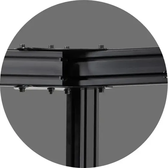 Next Level Racing Elite Free Standing Triple Monitor Stand Black Edition Supports TV