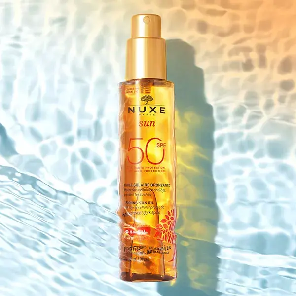 Óleo Bronzeador de Alta Proteção Nuxe Sun FPS 50 150ml