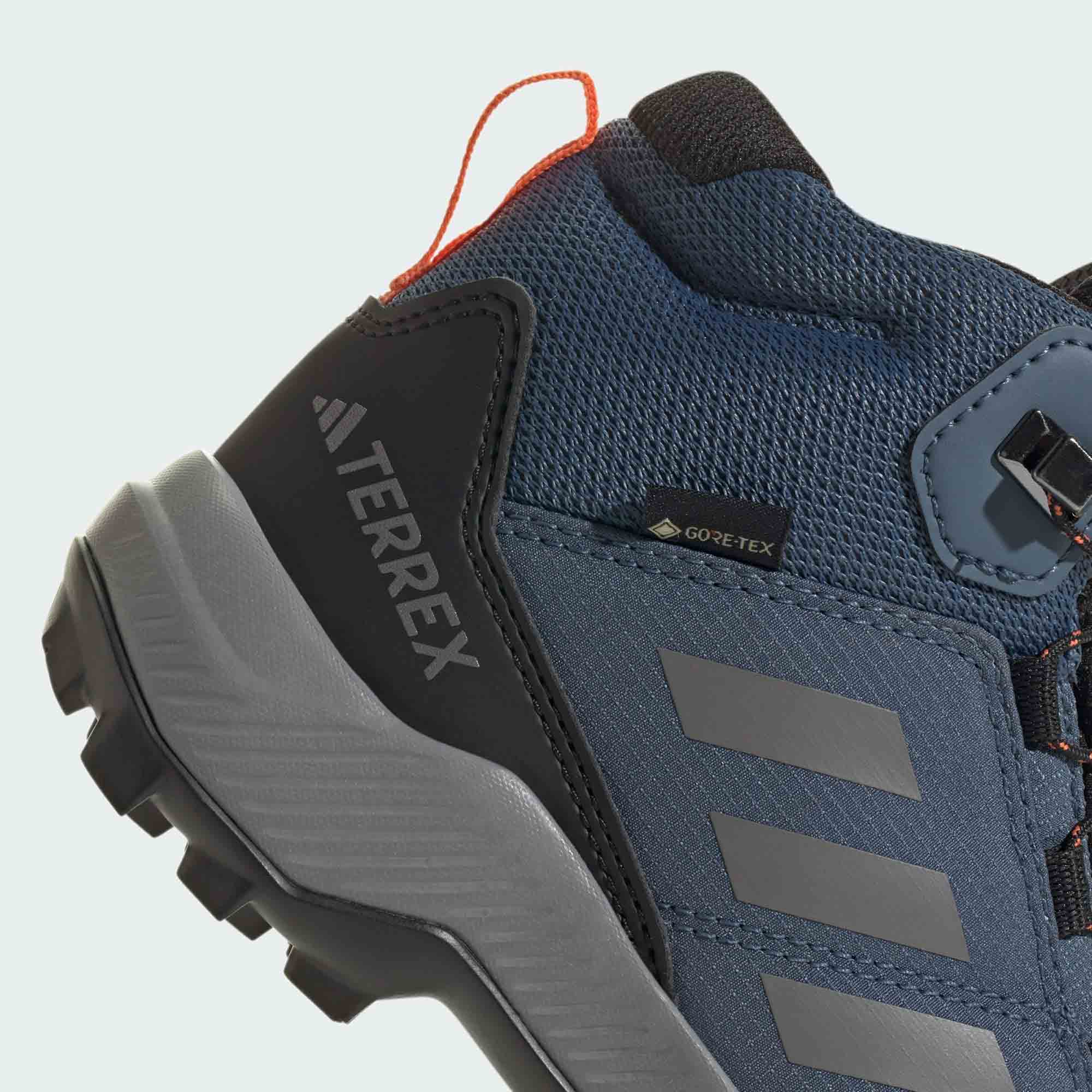 Terrex Mid GTX Junior Wonder Steel/Grey Three/Semi Impact Orange