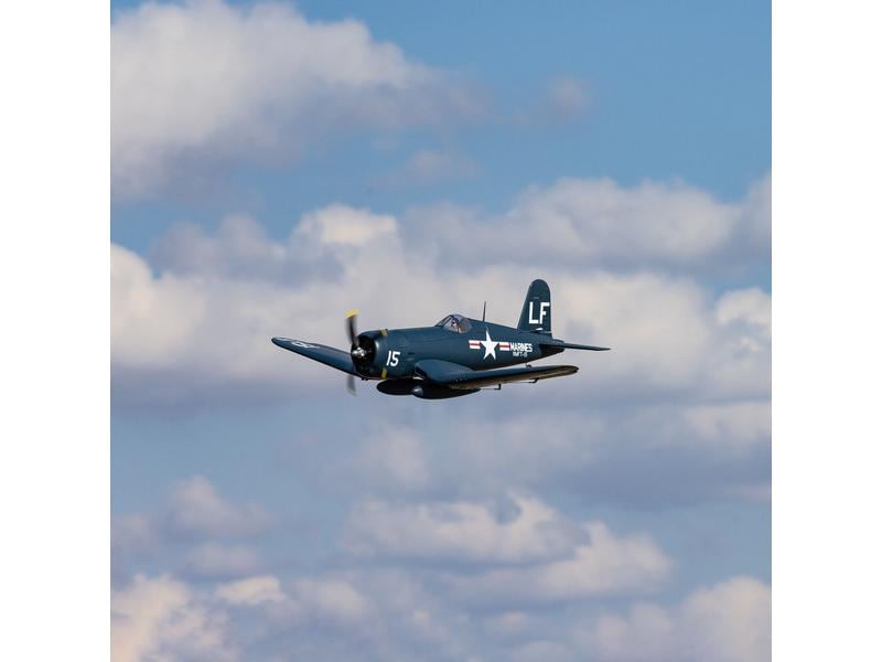 E-flite Warbird F4U-4 Corsair 1.2 m PNP 2. Weltkrieg Warbird mit starkem Brushless Antrieb und Einziehfahrwerk