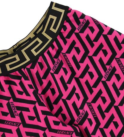 Versace Sweatshorts - Fuchsia m. Schwarz