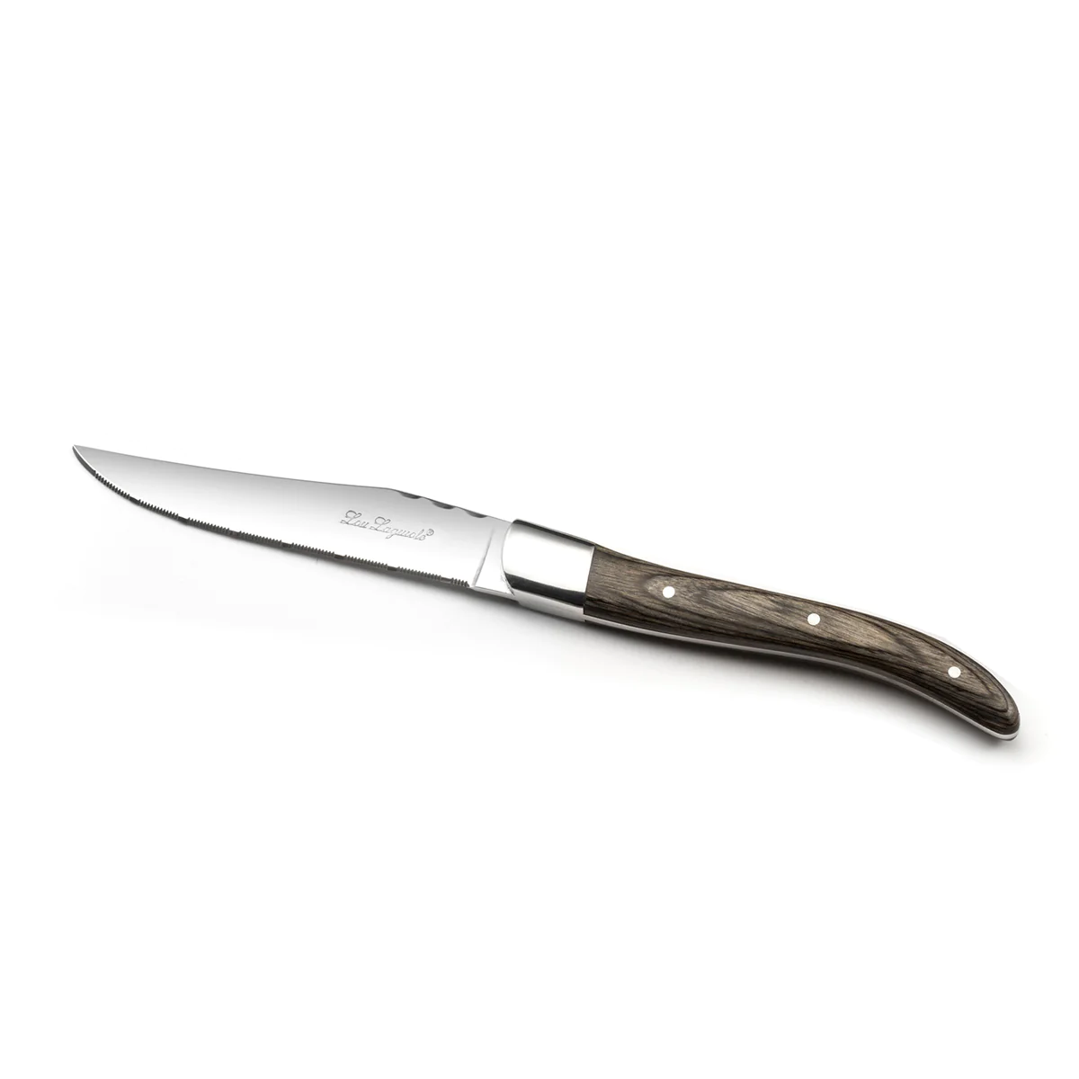 Louis - Coffret 6 couteaux steak Noyer Lou Laguiole